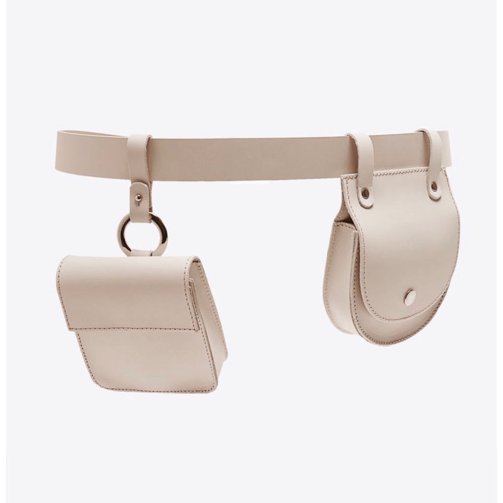 LAST 1!🔥ZARA LEATHER BELT WITH COIN POCKETS - Picture 13 of 16